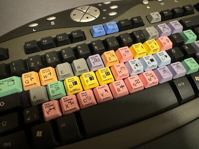 Chicony KU-0108 Tastatur LogicKeyboard für Adobe Premiere