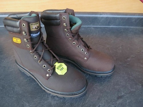 Brahma Stee Toe Boots Sz11 ANSI Z41 PT91 M1/75 C/75 BROWN