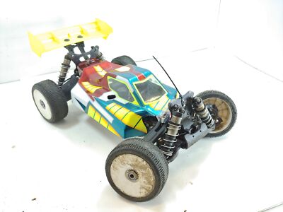 XRAY X-Ray 1/8 Electric RC Racing Buggy Roller Rolling Chassis w/ Custom Body &