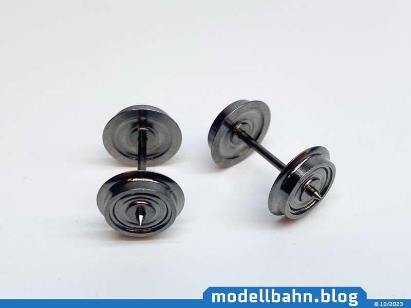 2 Stk Wechselstrom/Ac Radsatz F. Piko Ã11,4mm & Spitzachse 24,4mm Ã¤Hn 56060