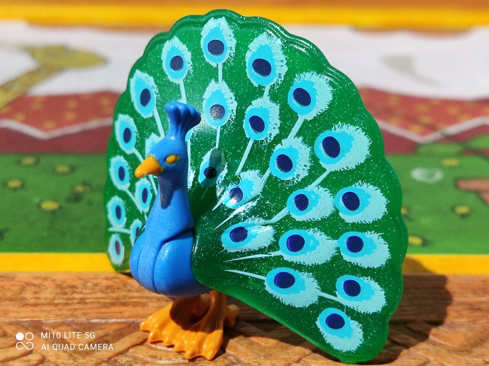 PLAYMOBIL FIGURE PEACOCK BIRD BIRDS PARK JUNGLE FOREST ZOO
