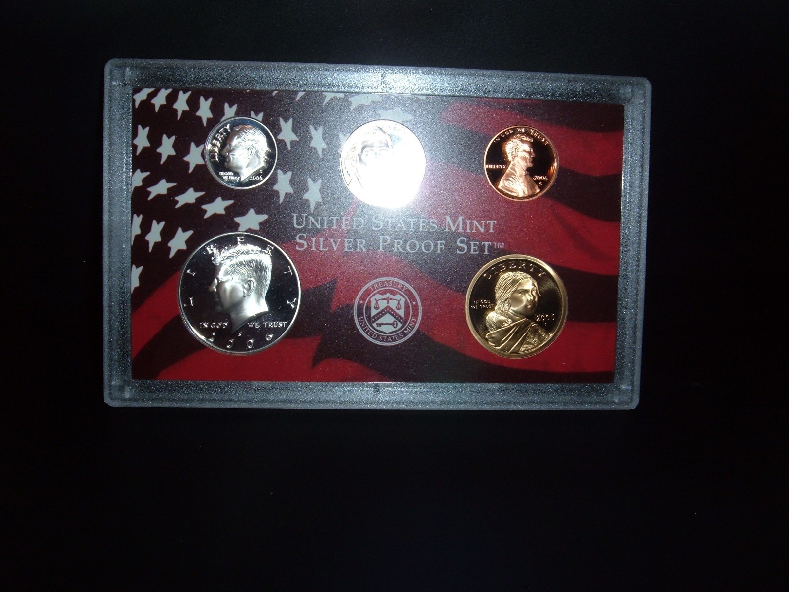 2006 S Partial Silver Proof Set - 5 Coins -No Box/Coa