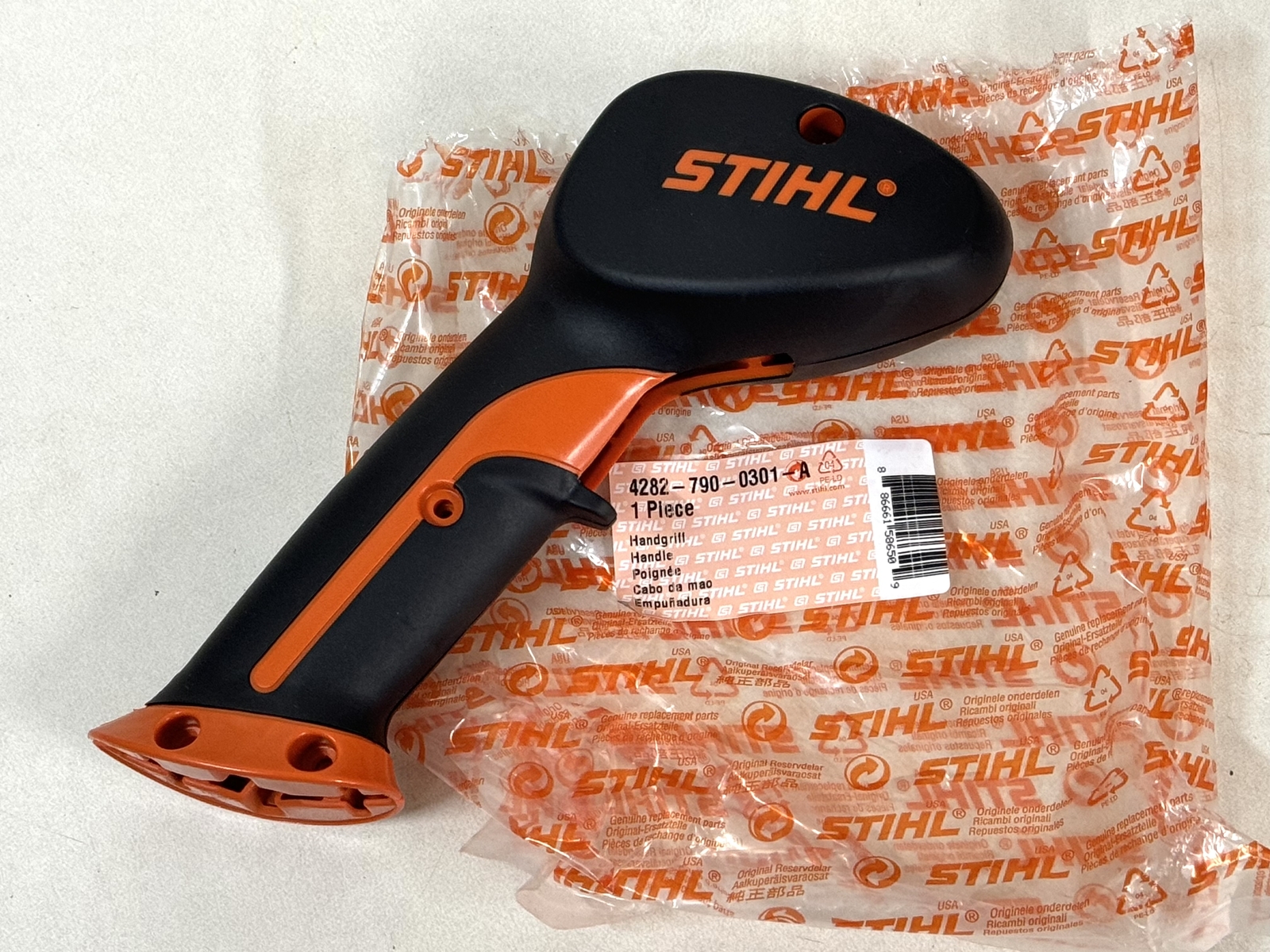 STIHL OEM THROTTLE HANDLE 4282 790 0301 / 0303 BR 800 X CE 700 X 600 500 430 - Picture 1 of 4