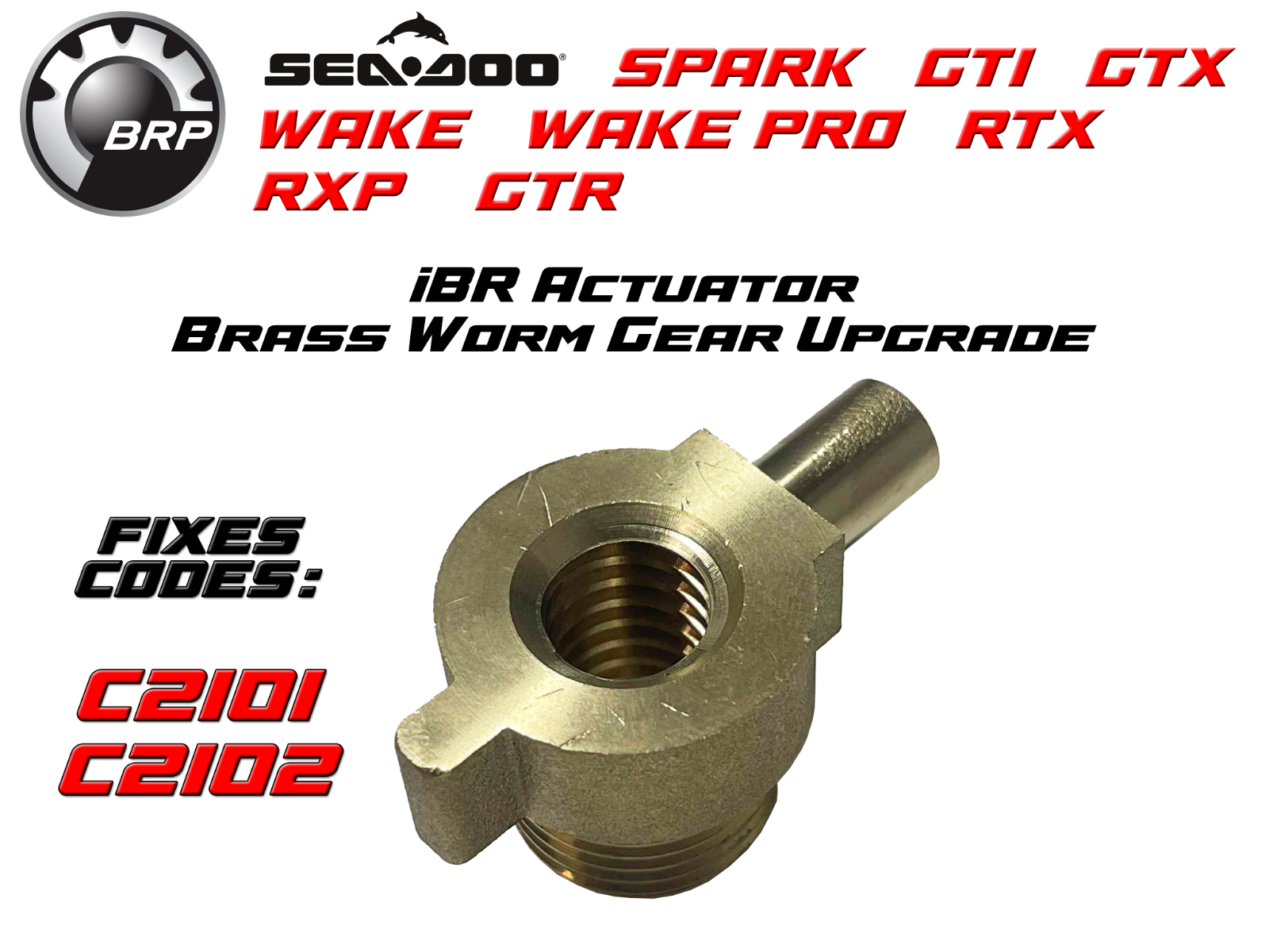 ADLAKE RELIABLE　GTRR ベルボトム CLEAR GLOBE 278003292 iBR Actuator Neutral Worm Gear Brass Upgrade Gear
