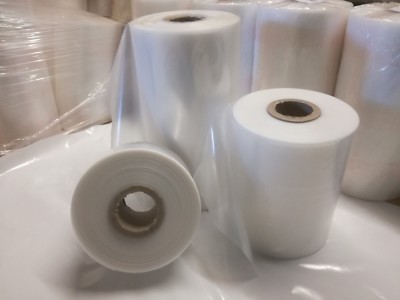 Layflat Tubing Clear Virgin and 30% PCW Ranges Made in the U.K. Fully recyclable