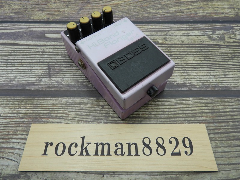 美品 BOSS Hi Band Flanger HF-2 BOSS HF-2 Hi Band Flanger Guitar Effect Pedal used made in