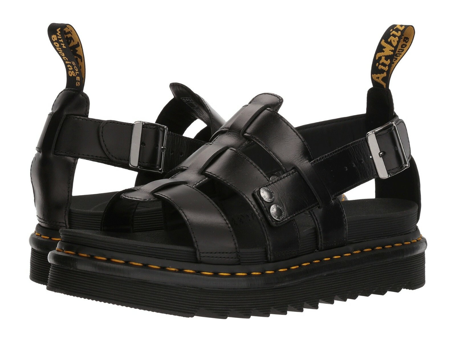 dr martens 8092 fisherman sandal dark brown grizzly