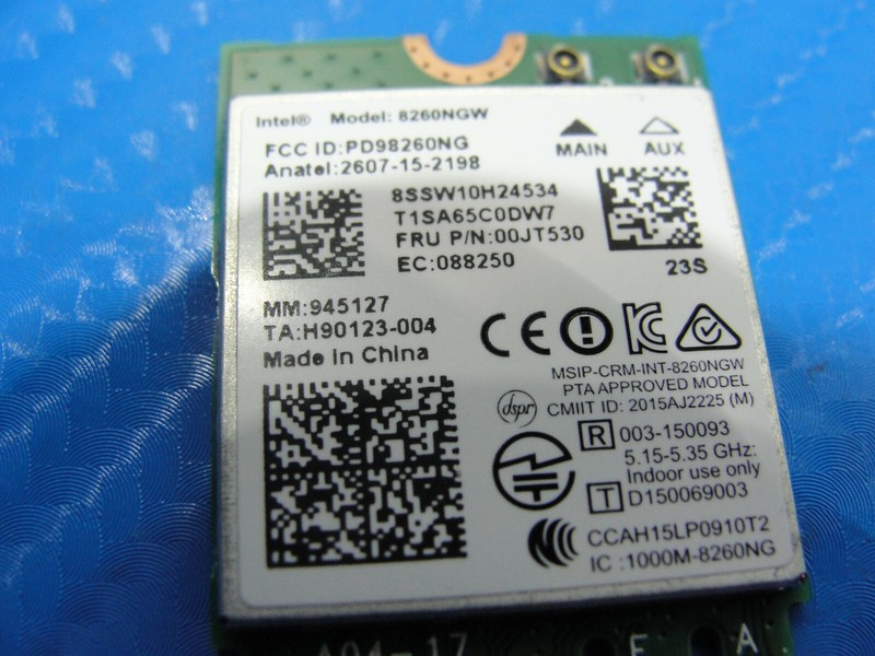 Lenovo ThinkPad T460s 14" Genuine Laptop WIFI Wireless Card 00JT530 8260NGW