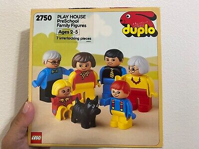 VINTAGE 1986 LEGO Duplo #2750 Family Figures Play House PreSchool Set