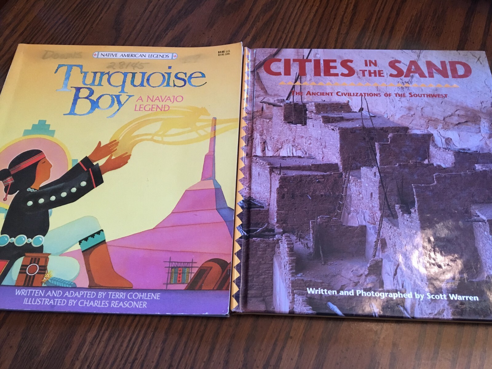 lot of 2 books Turquoise Boy A Navajo Legend by Terri