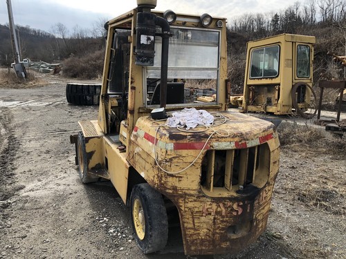 MAKE OFFER! NOT RUNNING: WHOLE OR PARTS: Hyster H90XLS Forklift w Perkins Diesel