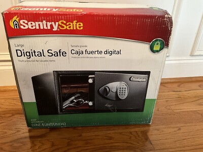 SentrySafe X105P Large Digital Security Safe Steel Black; Brand New