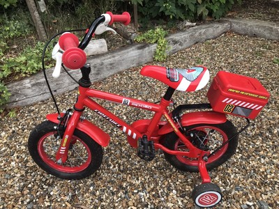 fireman sam 12 inch bike