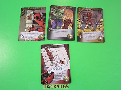 2015 UD 3D MARVEL DEADPOOL 14 CARD PLAYSET NEW