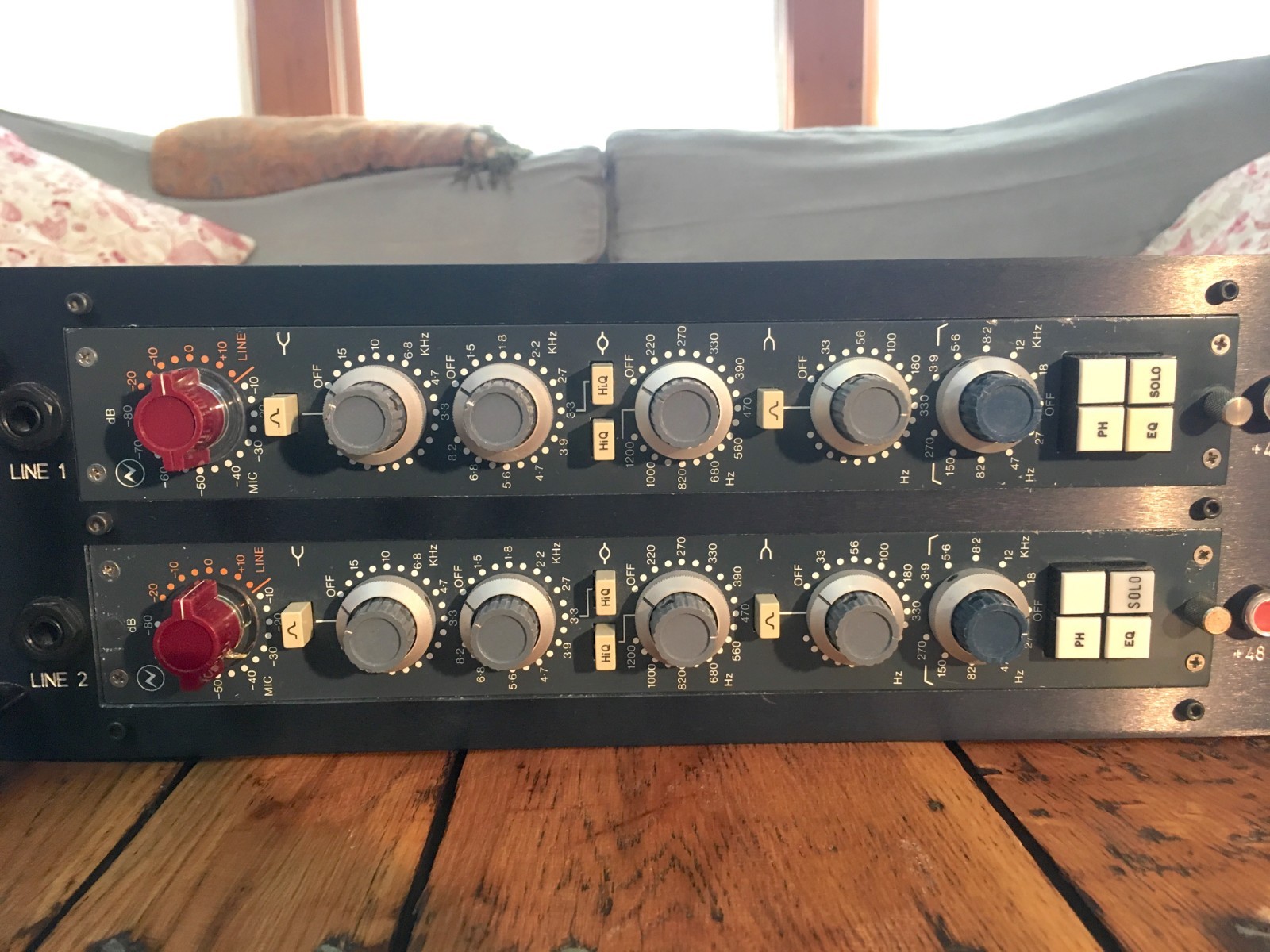 Vintage Neve 1081 Preamps Serviced, VK Racked - Beautiful Sounding Pair