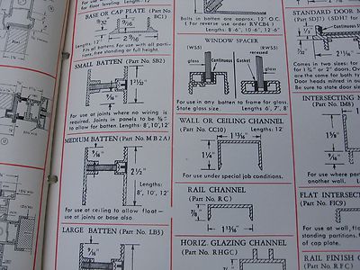 H & B Enterprise Corp. 1963 Catalog Asbestos Partitions  “Transitop” by J-M