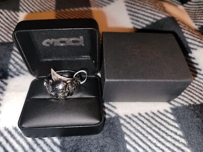 NEW GENUINE HARLEY DAVIDSON MOD HSR0004 SZ 14 Men's Skull Ring