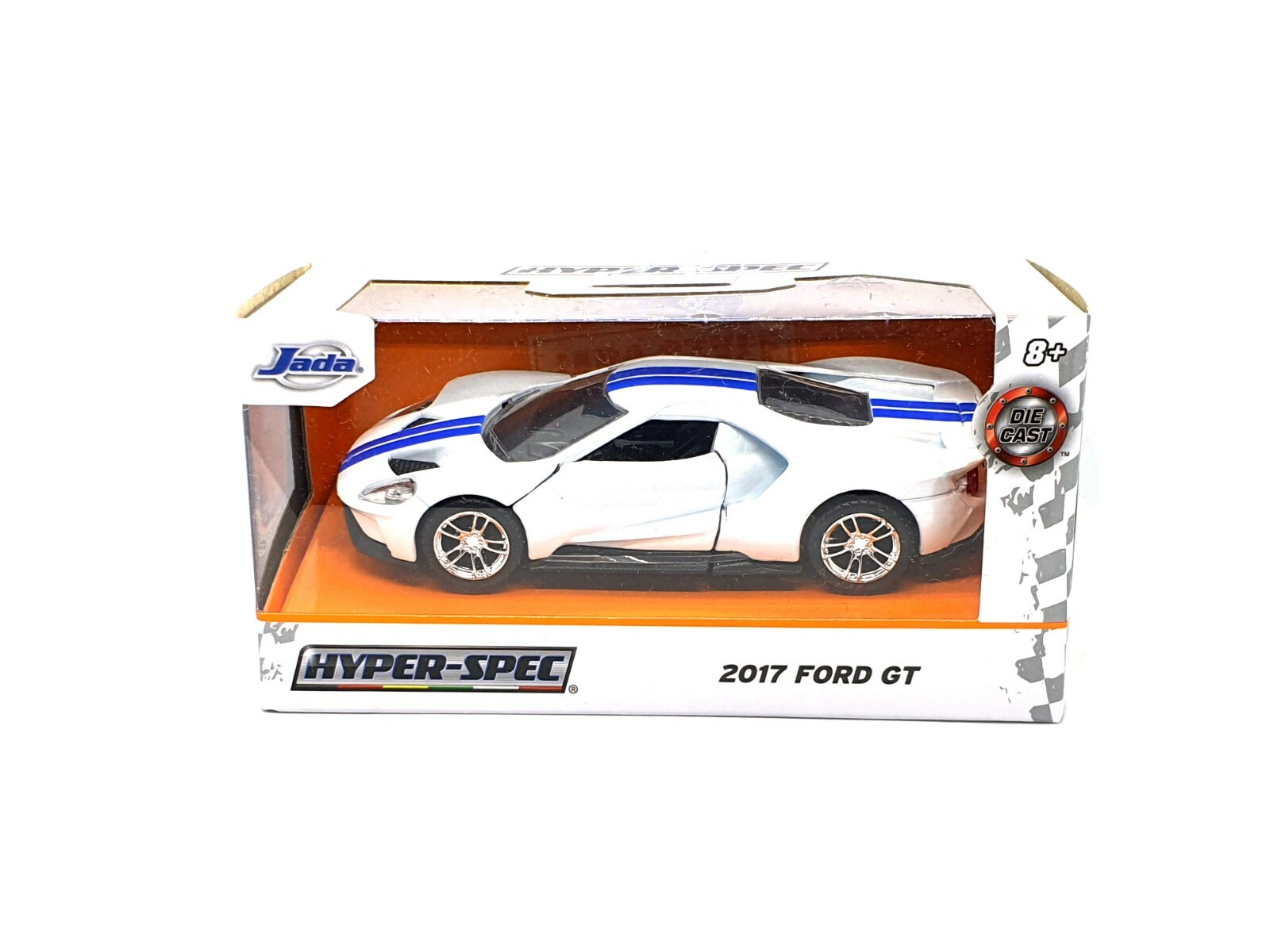 1:18 Diecast ￼Ford GT ホワイト ミニカー 1/18 Ford GT Frozen White 2017 Composite Model Car By