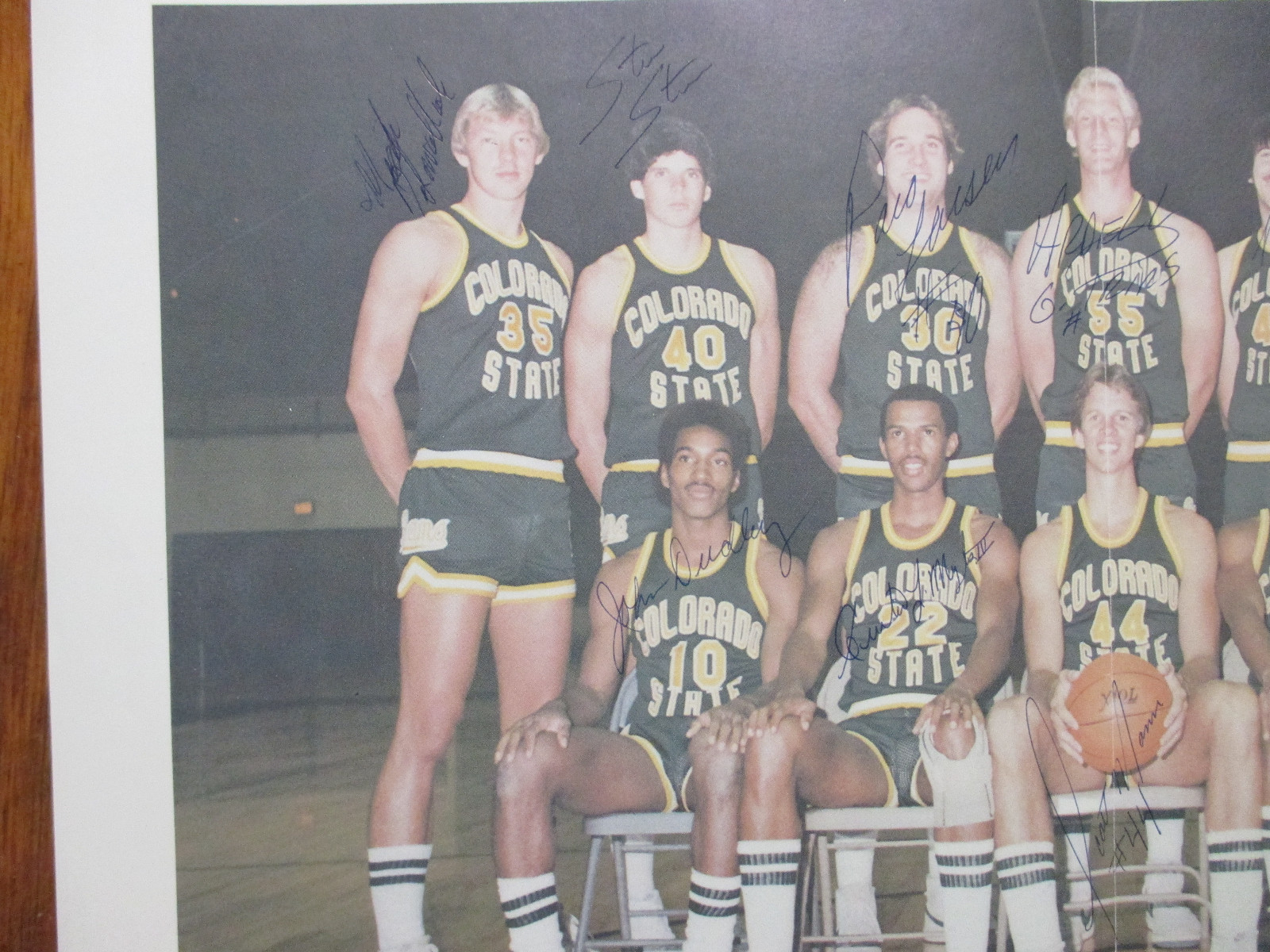 1983 Colorado State Men's Basketball Photo(13 Sign/w/TONY  McANDREWS/SCOTT MANN)
