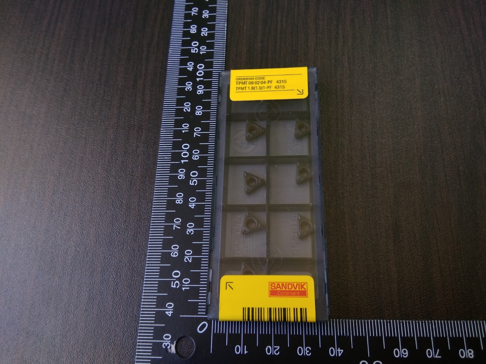 SANDVIK TPMT 090204-PF 4315 / TPMT1.8(1.5)1-PF 4315 10 PCS