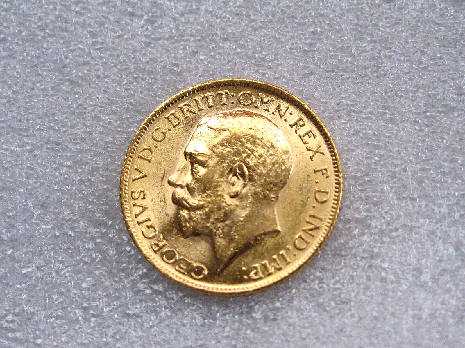 1912 UNITED KINGDOM GOLD COIN, FULL SOVEREIGN GEORGE V UNC-MS++ 1912 UNITED KINGDOM GOLD COIN, FULL SOVEREIGN GEORGE V UNC-MS++