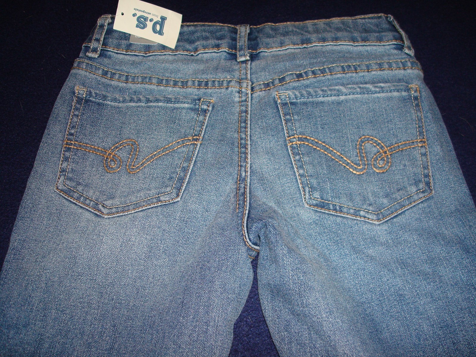 Girl PS From Aeropostale Medium Wash Boot Cut, Stretch 10 R  NWT