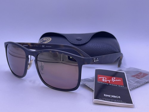Ray Ban RB4264 894/6B POLARIZED Purple Mirror CHROMANCE/Tort