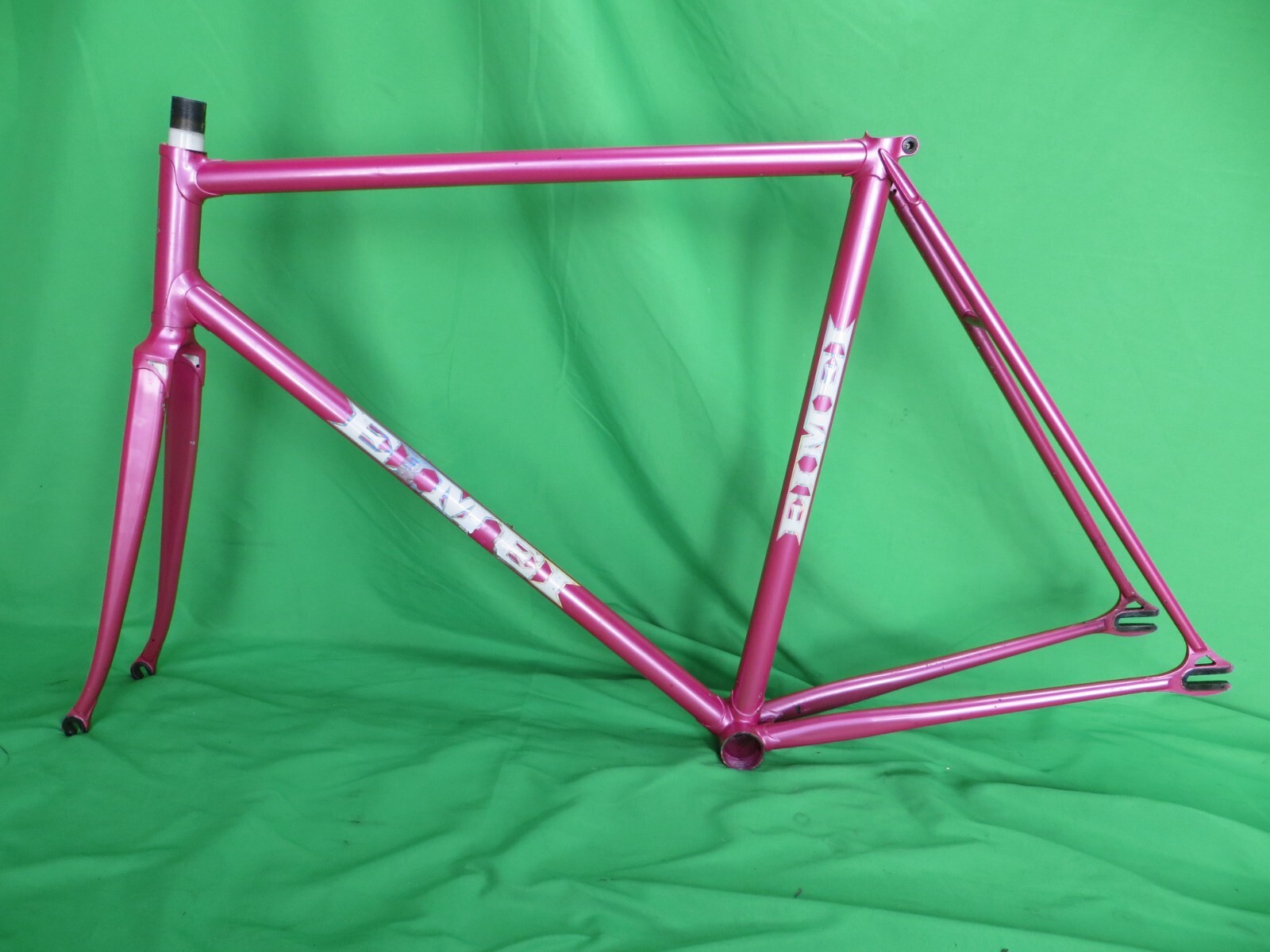 Eimei Pink Metallic NJS Approved Keirin Frame Track Bike