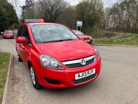 2013 Vauxhall Zafira 1.6 16V Exclusiv MPV 5dr Petrol Manual Euro 5 (115 ps)