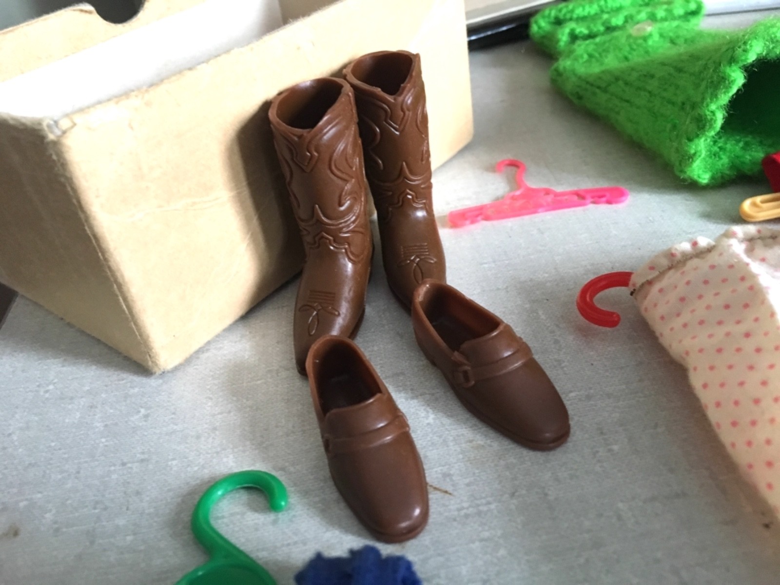 1962 Barbie Case with Clothes Shoes Accessories Lot