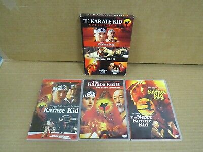 The Karate Kid Collection (Four Film Set) - DVD - VERY GOOD FREE SHIPPING