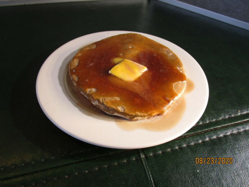 Faux Display Pancakes With Syrup and Butter Fake Food 