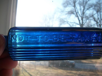 GORGEOUS COBALT BLUE 6 SIDED RIBBED 