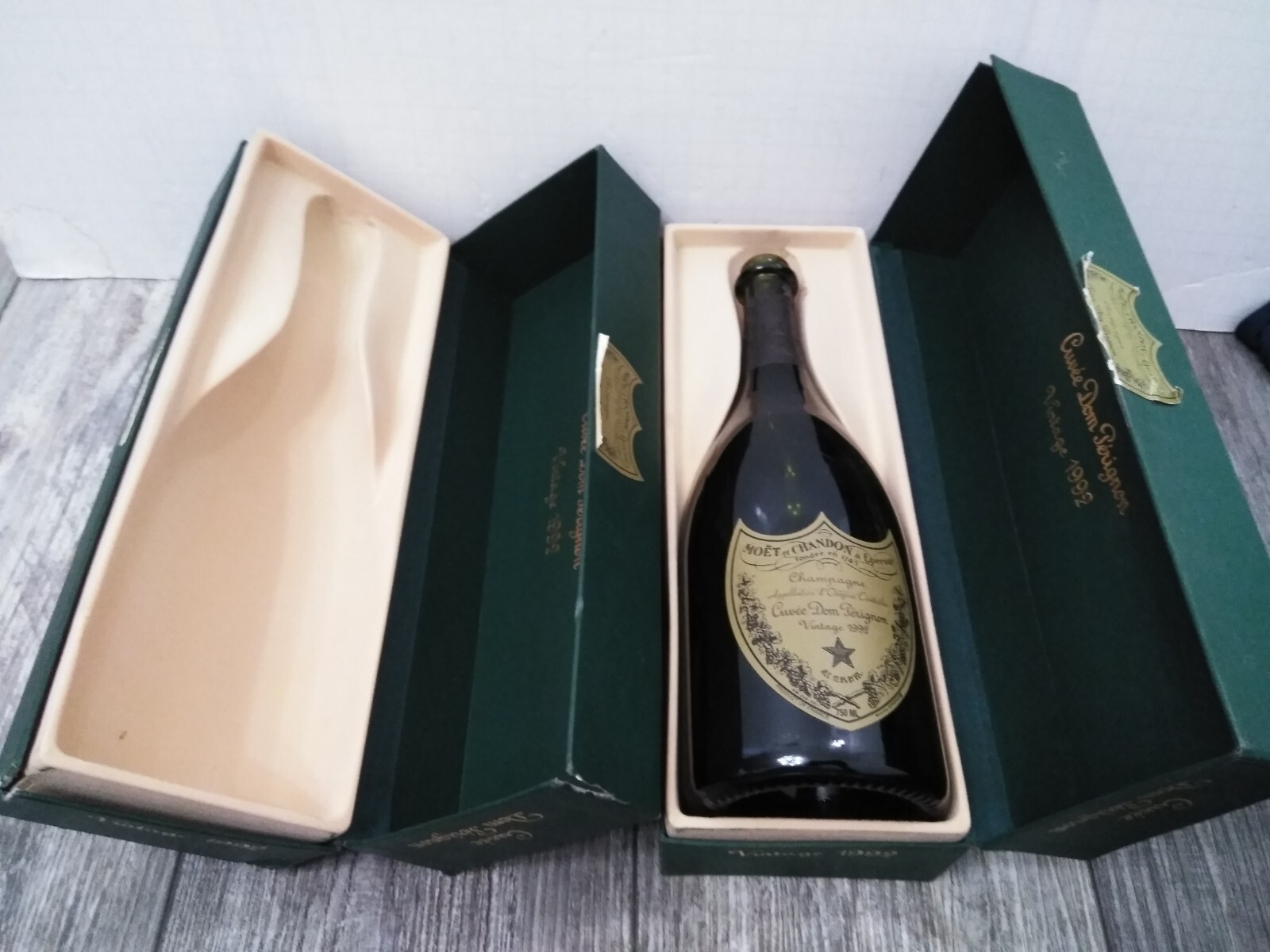Original Cuvee Dom Perignon Vintage 1992 Champagne Empty Original Cuvee Dom Perignon Vintage 1992 Champagne Empty