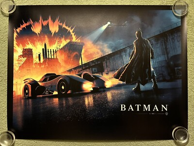 Batman Tim Burton Michael Keaton Quad Movie Art Print Poster Mondo Matt Ferguson