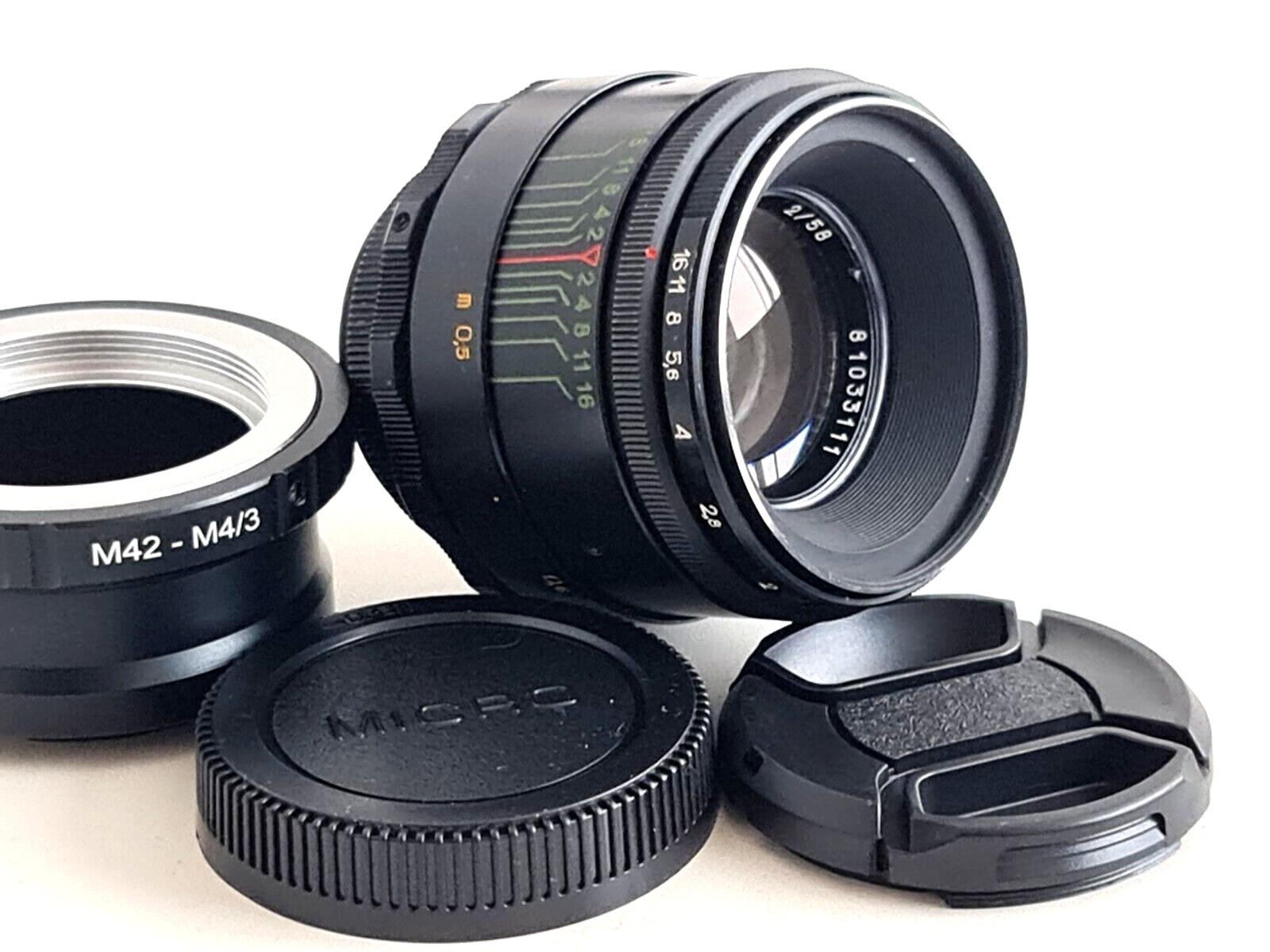 Amazon.com : Helios 44-2 58mm F2 Russian Lens for Micro 4/3