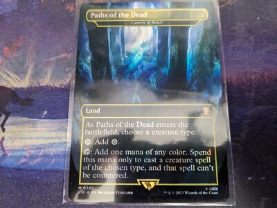 MTG Magic: The Gathering SURGE FOIL Cavern of Souls / Paths of the Dead LTC!