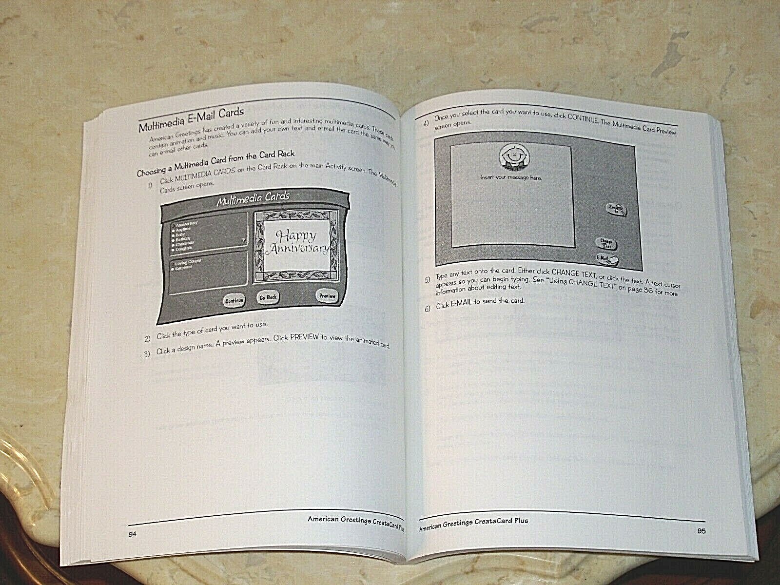 American Greetings CreataCard Plus! 3 User's Guide 9000 Projects & Designs