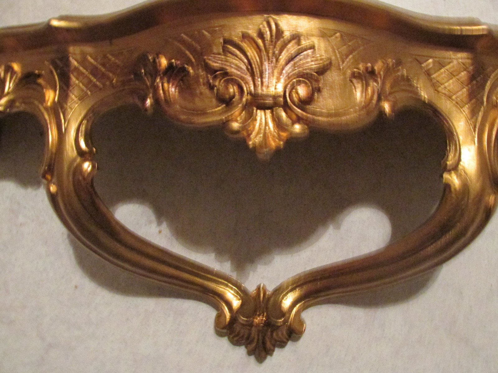 Homco Home Interiors  Gold Shelf  Vintage