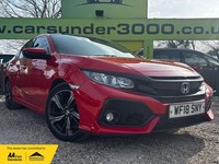 2018 Honda Civic 1.0 VTEC Turbo EX 5dr HATCHBACK PETROL Manual