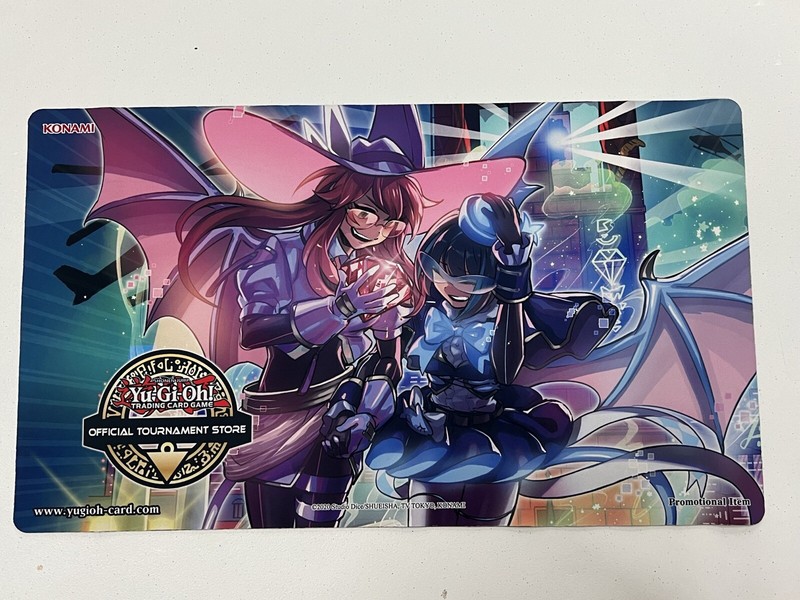 Yugioh Official Konami OTS Evil Twin Ki-Sikil & Lil-La Playmat New