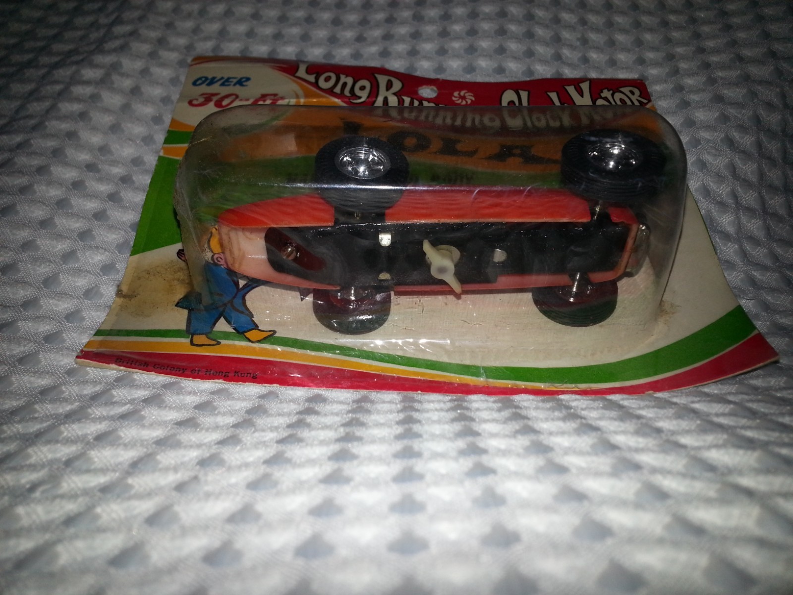 1960's Hong Kong-LOLA RACER-Long Running Clockwork Motor-MOC