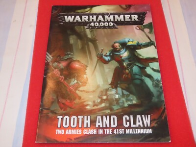 Warhammer 40k Tooth and Claw Expansion Rulebook Rules Book New Campaign Limited