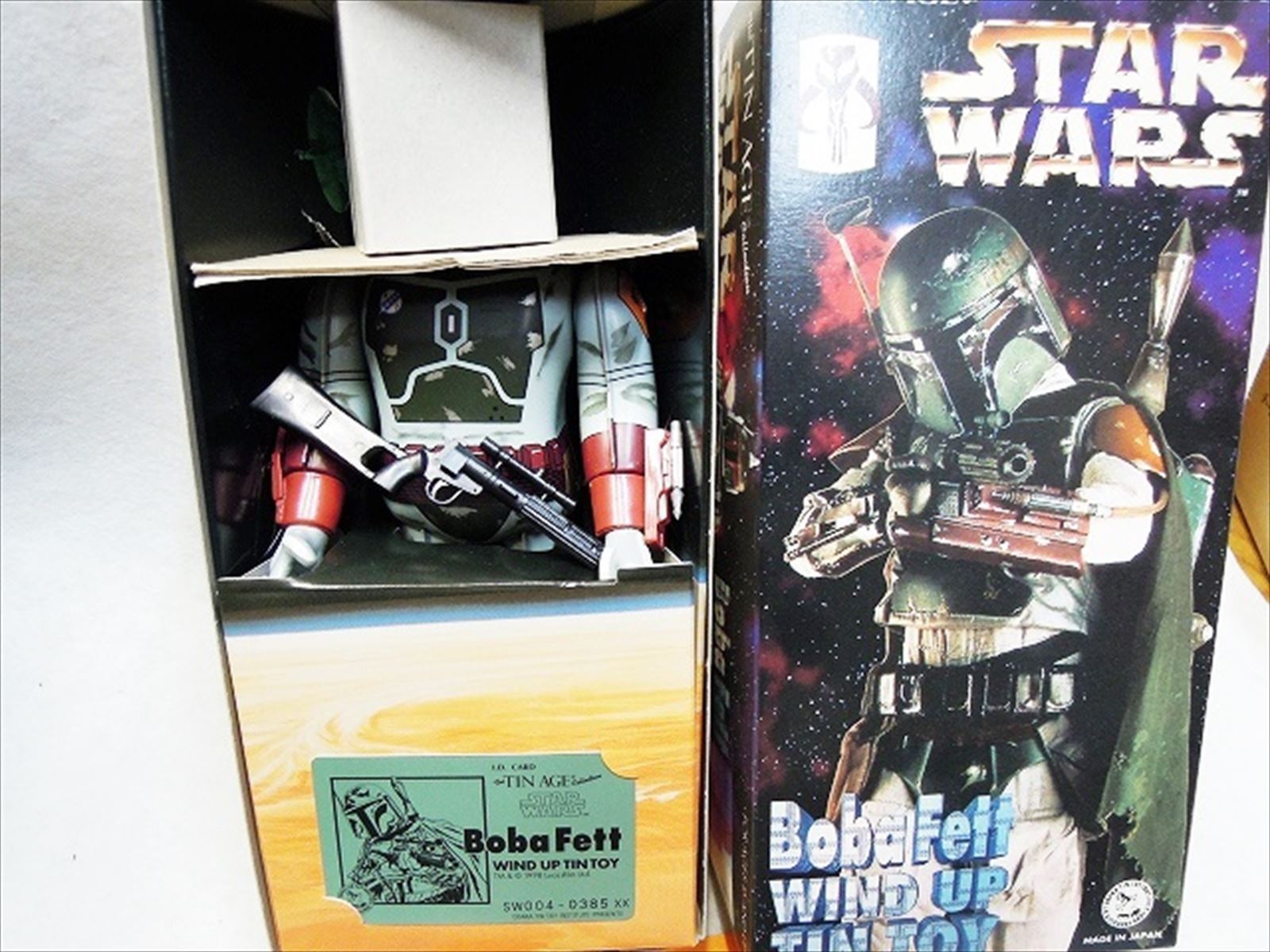 Star Wars Boba Fett WIND UP TIN TOY Osaka Tinplate from Star Wars Boba Fett WIND UP TIN TOY Osaka Tinplate from