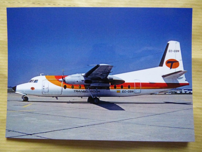 Transeuropa  Fokker 27    Ec-Dbn