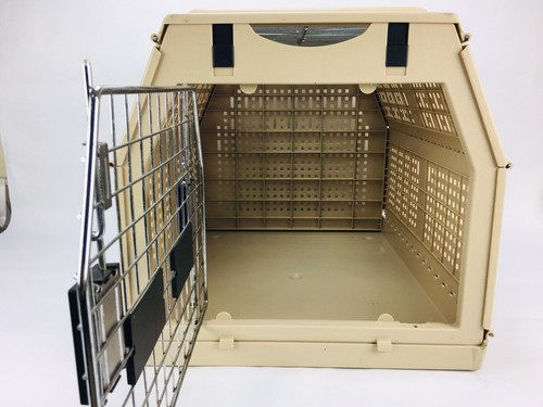 NYLABONE Medium Folding Collapsible Portable Pet Dog Cat Cage 21