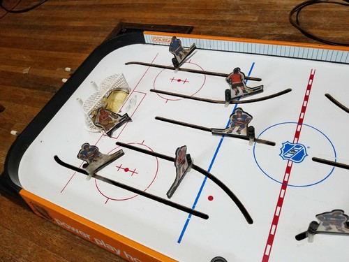 Coleco table hockey game, Power Play Hockey New York Rangers Philadelphia Flyers