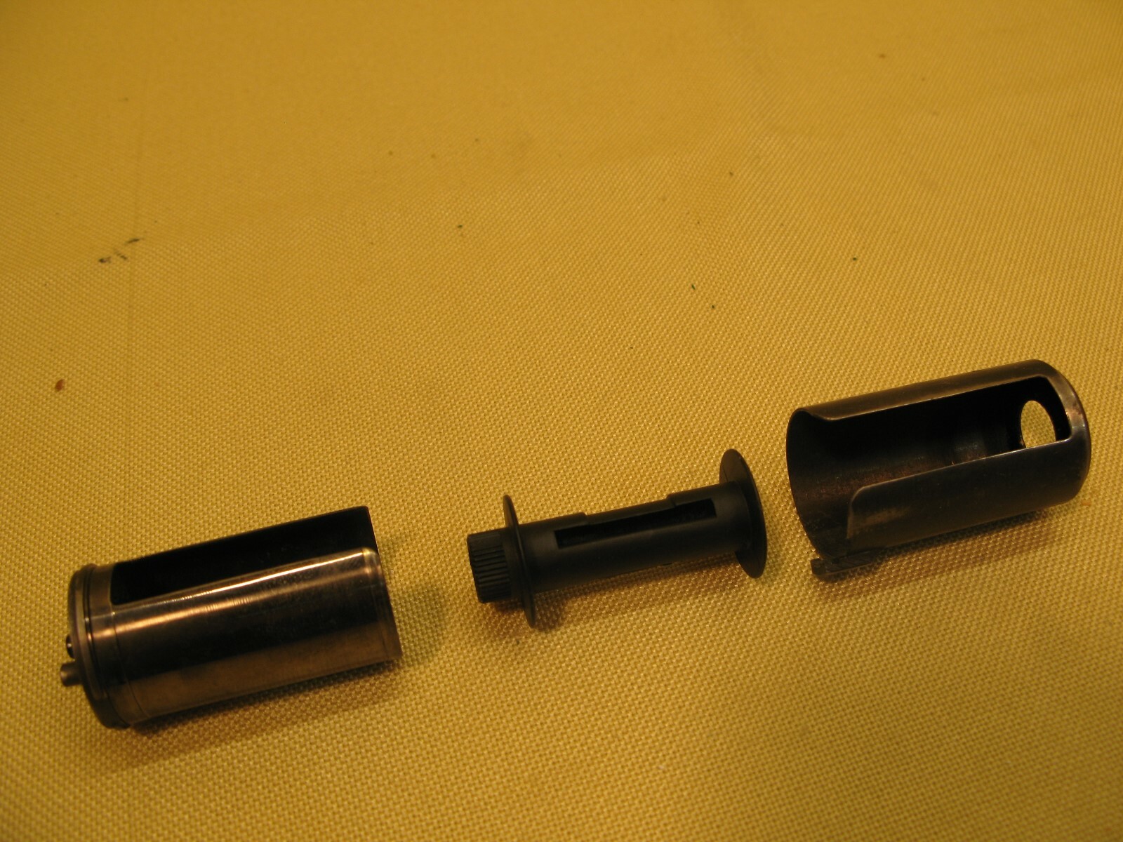 Vintage Metal Reloadable Film Cartridge & Spool