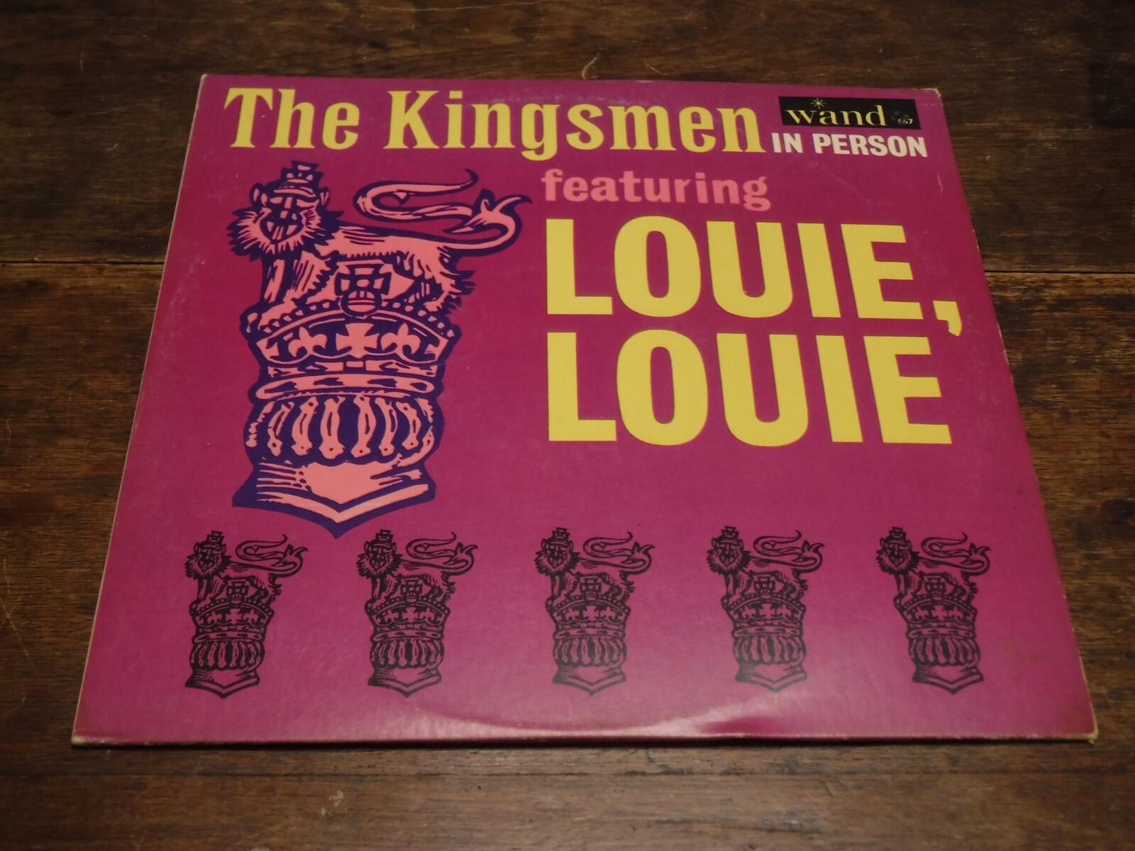 洋楽 The Kingsmen Louie, Louie WAND 657 The Kingsmen In Person Featuring Louie, Louie LP 1963 WAND