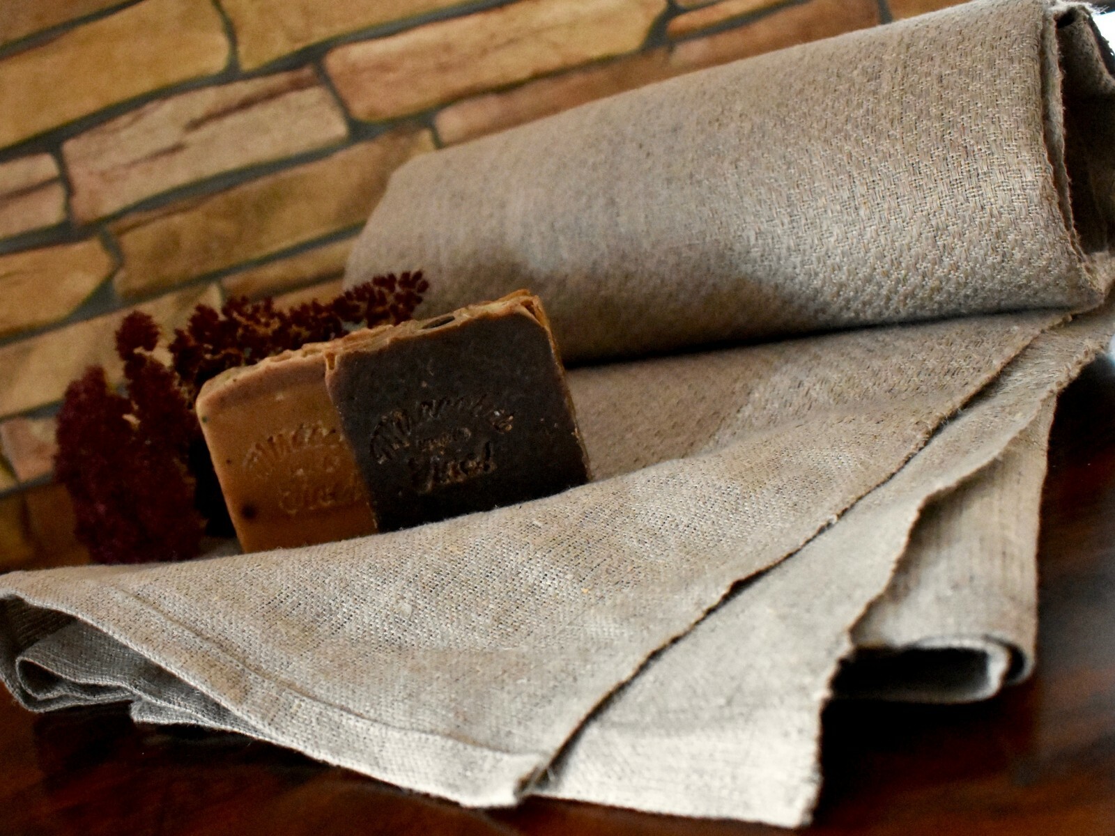 Organic 100% Hemp Towel Bath Large Size Soft Handwoven Undyed Sustainable